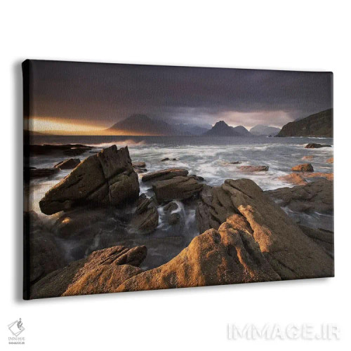 تابلو ساحل شگفتیها ۲ اثر آدام برتون - نمای پرسپکتیو محصول