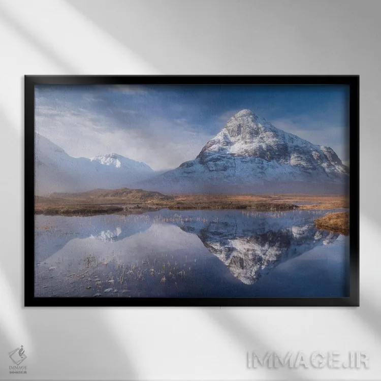 تابلو انعکاسهای گلنکو اثر آدام برتون - نمای قابدار مشکی