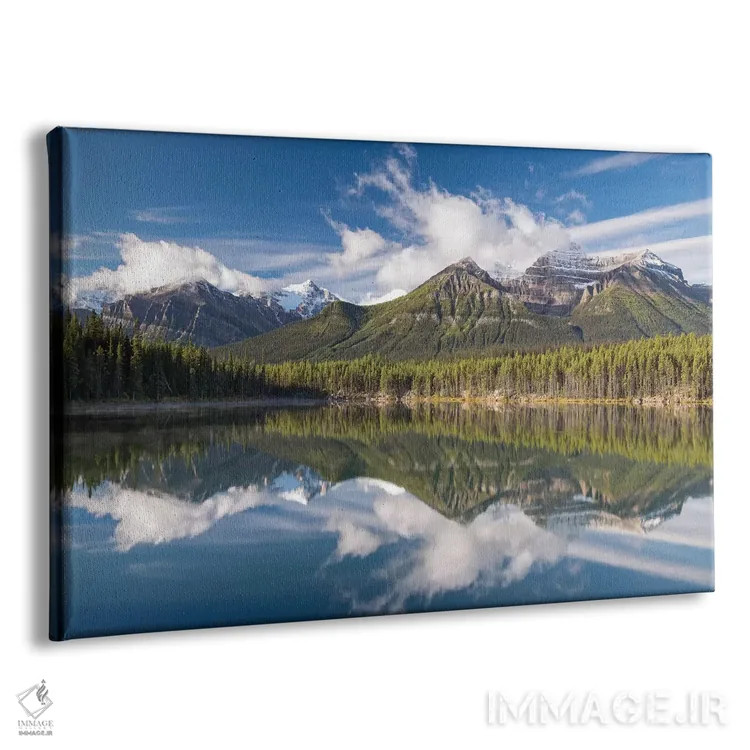 تابلو انعکاسهای دریاچه هربرت اثر آدام برتون - نمای پرسپکتیو محصول