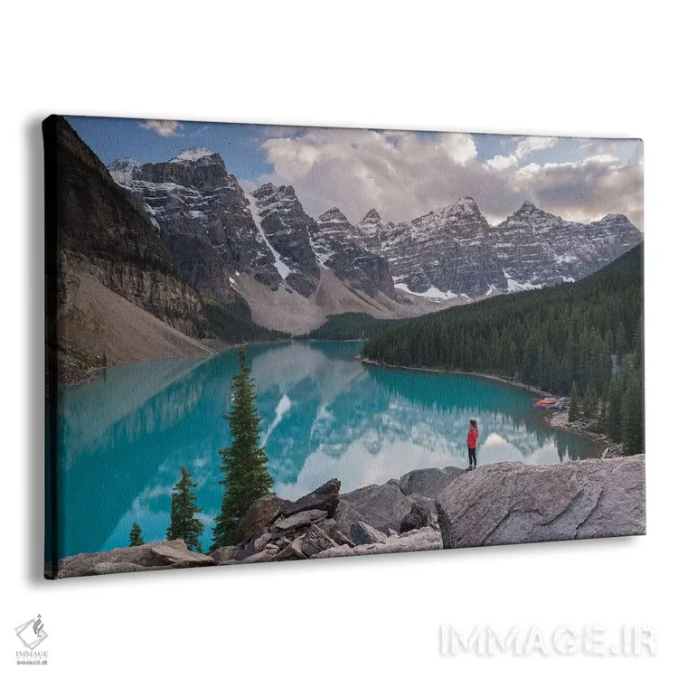 تابلو خلوتی دریاچه مورین اثر آدام برتون - نمای پرسپکتیو محصول