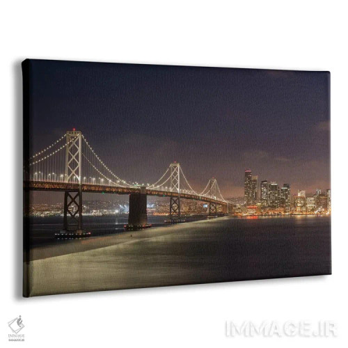 تابلو پل خلیج اوکلند ۲ اثر آدام برتون - نمای پرسپکتیو محصول