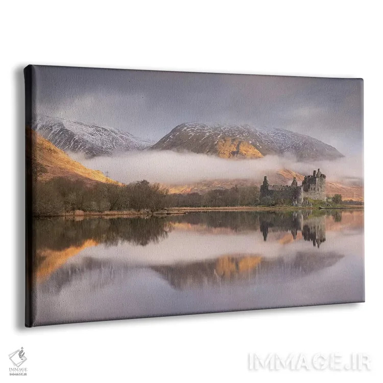 تابلو قلعه غریبه اثر آدام برتون - نمای پرسپکتیو محصول