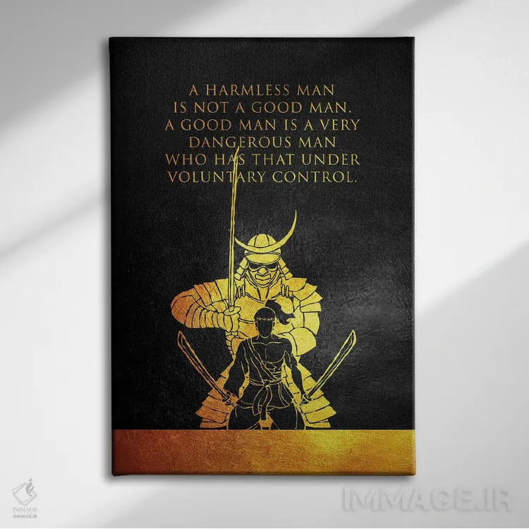 تابلو یک مرد خوب اثر آدریان بالدُوینو - نمای روبهرو روی دیوار