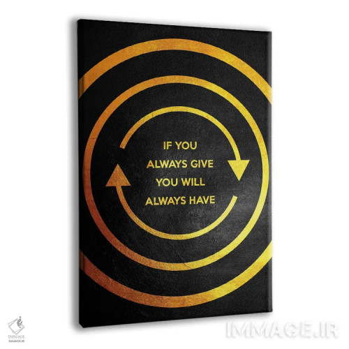 تابلو همیشه ببخش، همیشه داشته باش اثر آدریان بالدُوینو - نمای پرسپکتیو محصول