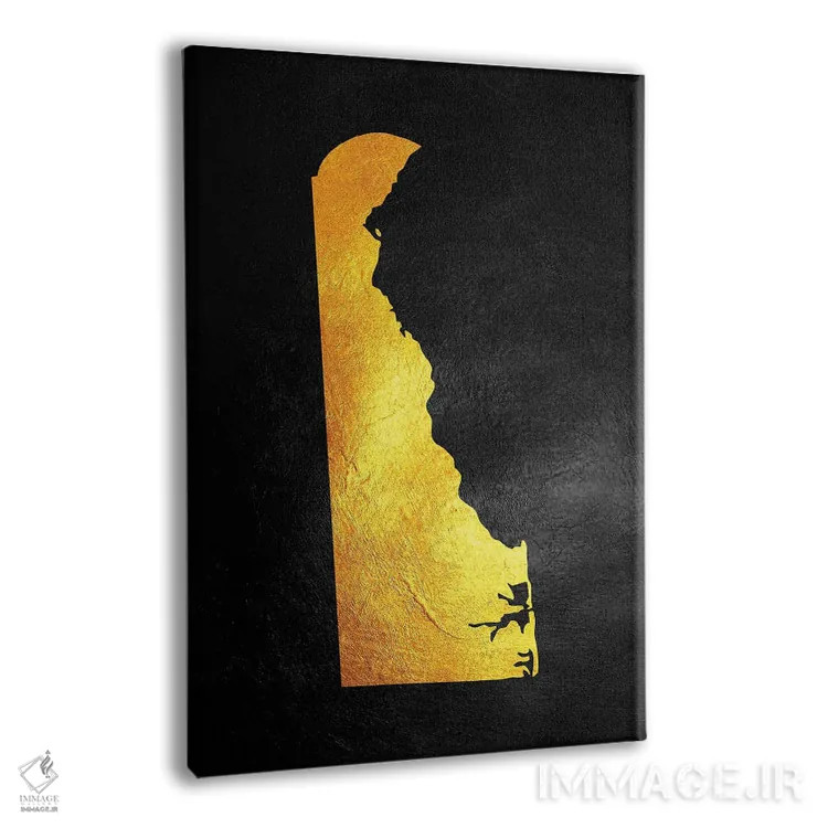 تابلو نقشه طلایی دلاور اثر آدریان بالدُوینو - نمای پرسپکتیو محصول