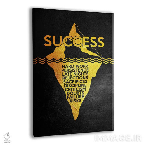 تابلو کوه یخ موفقیت اثر آدریان بالدُوینو - نمای پرسپکتیو محصول