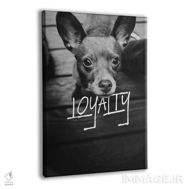 تابلو وفاداری سگ اثر آدریان بالدُوینو - نمای پرسپکتیو محصول