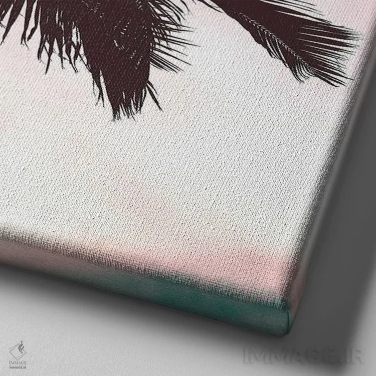 تابلو کالیفرنیا اثر آدریان بالدُوینو - نمای نزدیک بافت بوم