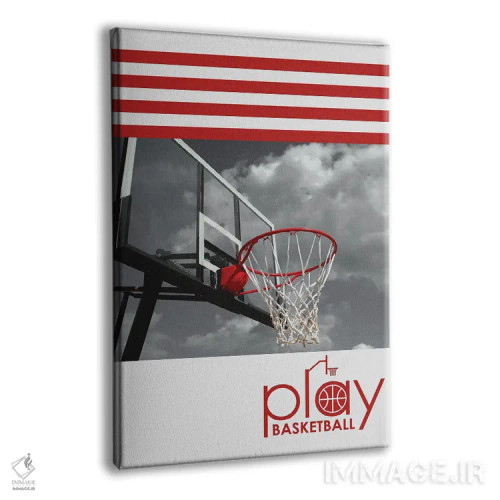 تابلو بازی بسکتبال اثر آدریان بالدُوینو - نمای پرسپکتیو محصول