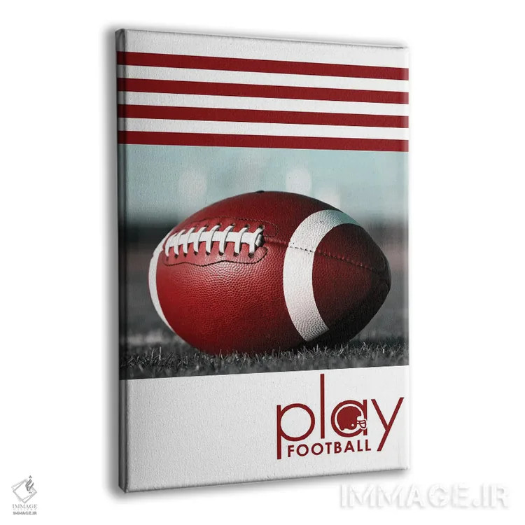 تابلو بازی فوتبال (آمریکایی یا فوتبال بسته به زمینه) اثر آدریان بالدُوینو - نمای پرسپکتیو محصول