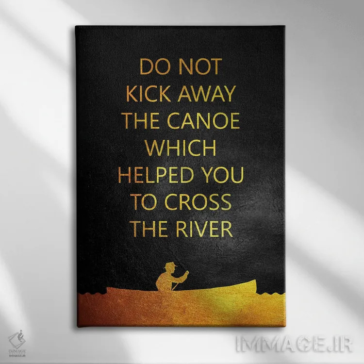 تابلو قایقرانی در رودخانه اثر آدریان بالدُوینو - نمای روبهرو روی دیوار