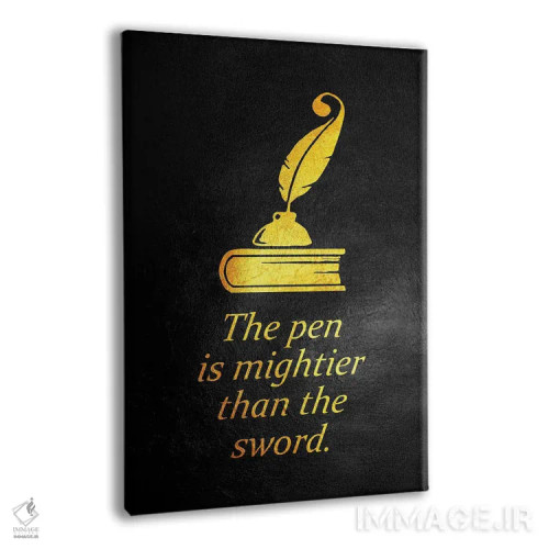 تابلو قلم تواناتر (از شمشیر) اثر آدریان بالدُوینو - نمای پرسپکتیو محصول