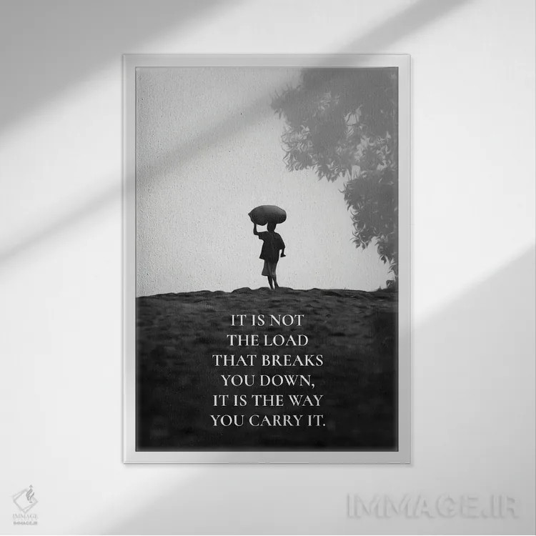 تابلو با خرد حمل کن اثر آدریان بالدُوینو - نمای قابدار سفید