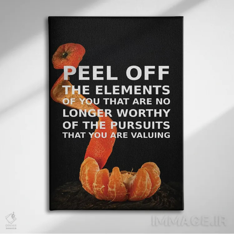 تابلو پوسته برداری اثر آدریان بالدُوینو - نمای روبهرو روی دیوار