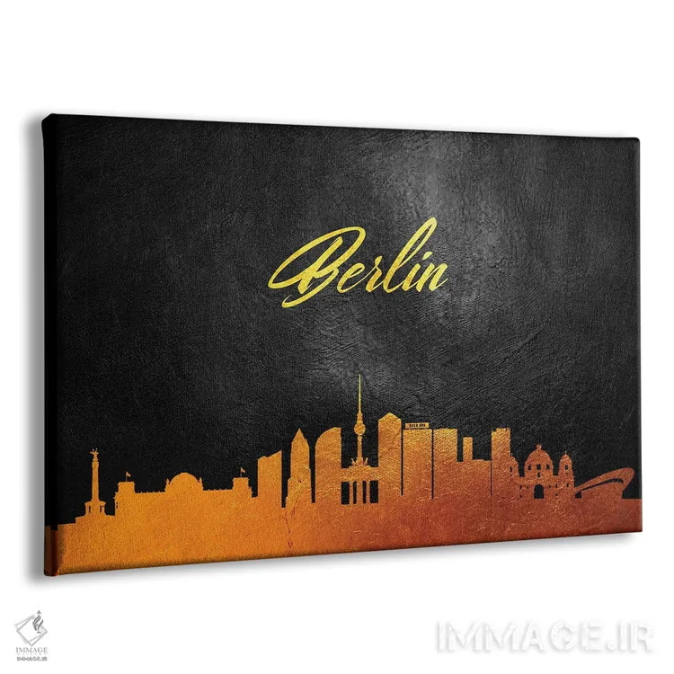 تابلو افق طلایی برلین آلمان اثر آدریان بالدُوینو - نمای پرسپکتیو محصول