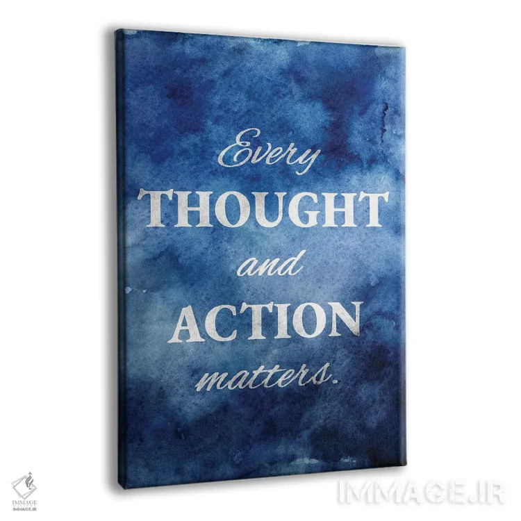 تابلو اندیشه و عمل اثر آدریان بالدُوینو - نمای پرسپکتیو محصول