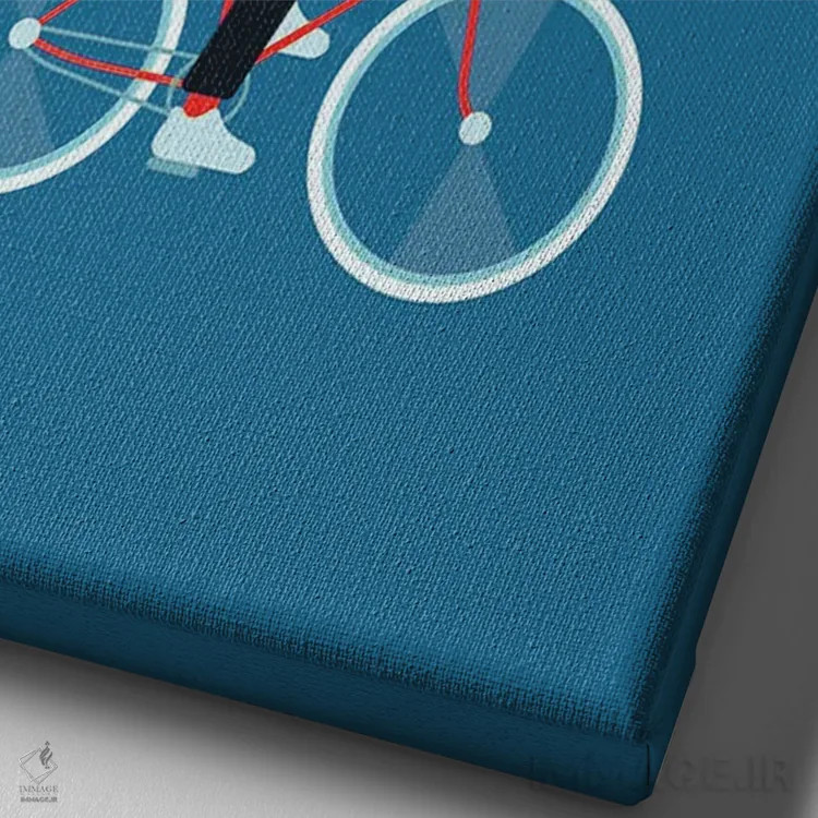 تابلو به حرکت ادامه بده اثر آدریان بالدُوینو - نمای نزدیک بافت بوم