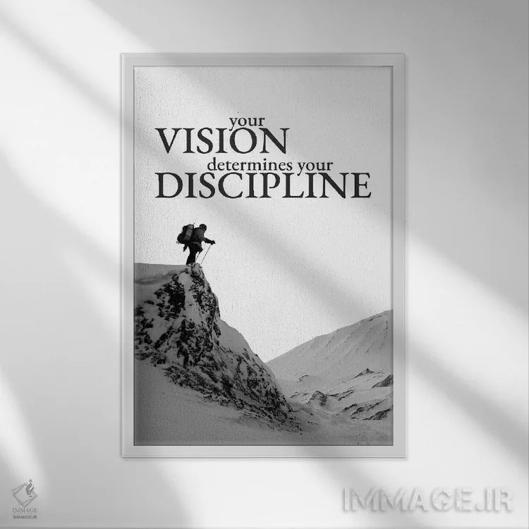 تابلو چشمانداز نظم را تعیین میکند اثر آدریان بالدُوینو - نمای قابدار سفید
