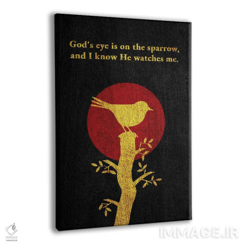 تابلو نگاهش بر گنجشک است اثر آدریان بالدُوینو - نمای پرسپکتیو محصول