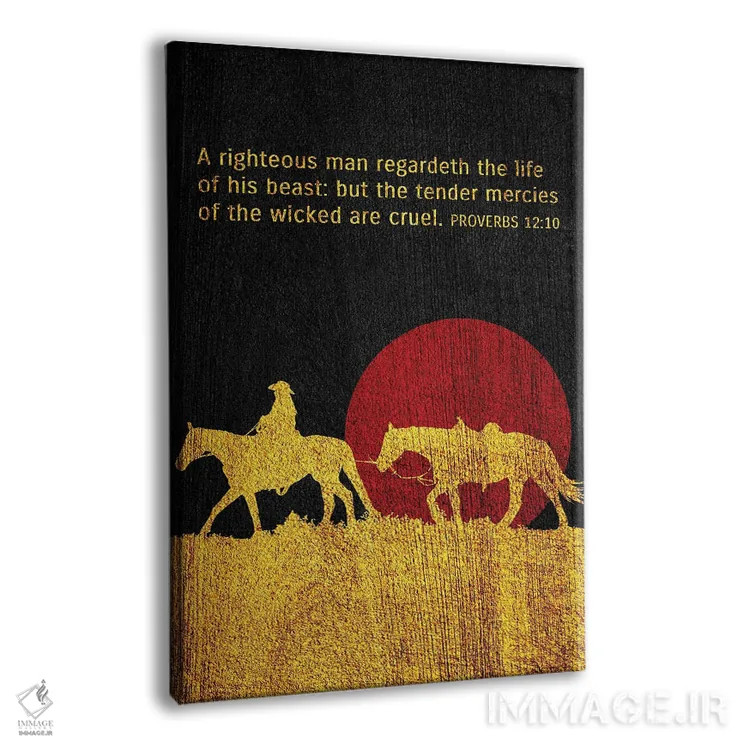 تابلو اعتقاد کابویها اثر آدریان بالدُوینو - نمای پرسپکتیو محصول