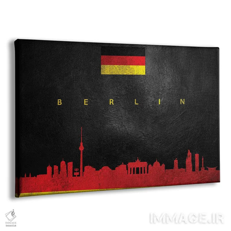 تابلو خط افق برلین، آلمان اثر آدریان بالدُوینو - نمای پرسپکتیو محصول