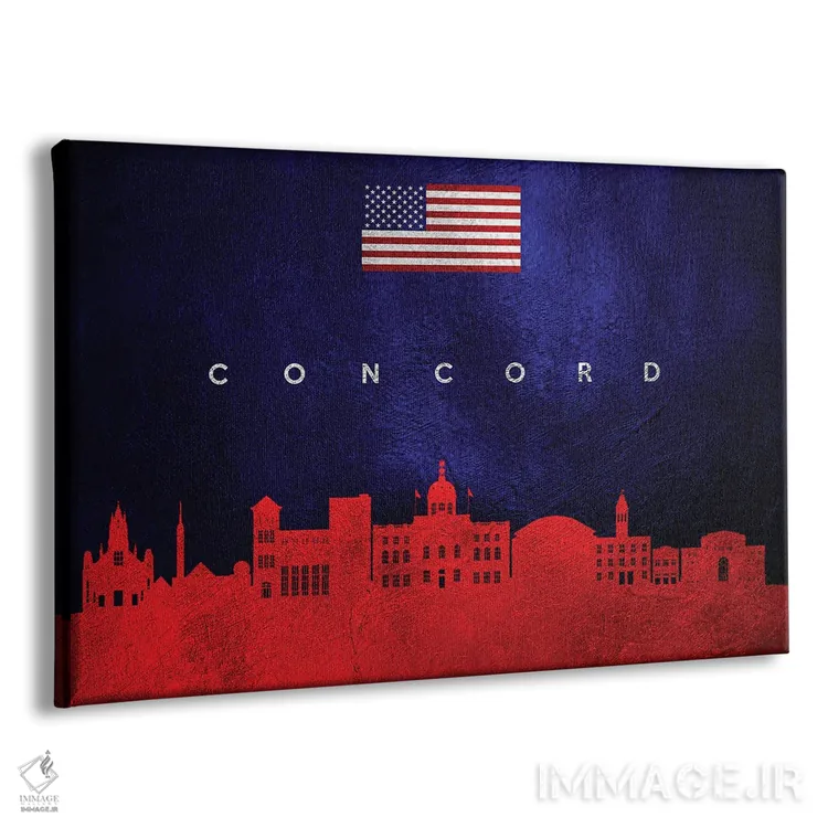 تابلو خط افق کونکورد، ماساچوست اثر آدریان بالدُوینو - نمای پرسپکتیو محصول