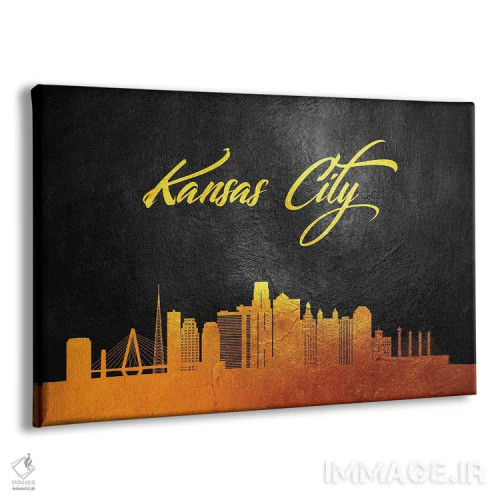 تابلو خط افق طلایی کانزاسسیتی، میزوری اثر آدریان بالدُوینو - نمای پرسپکتیو محصول