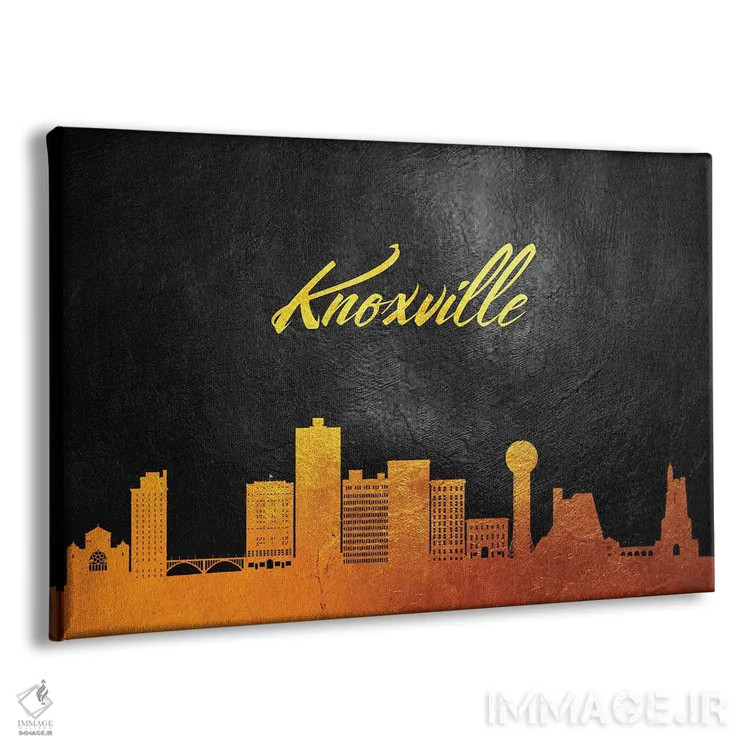 تابلو خط افق طلایی ناکسویل، تنسی اثر آدریان بالدُوینو - نمای پرسپکتیو محصول