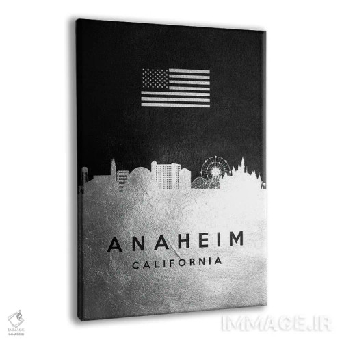 تابلو خط افق نقرهای آناهیم کالیفرنیا اثر آدریان بالدُوینو - نمای پرسپکتیو محصول