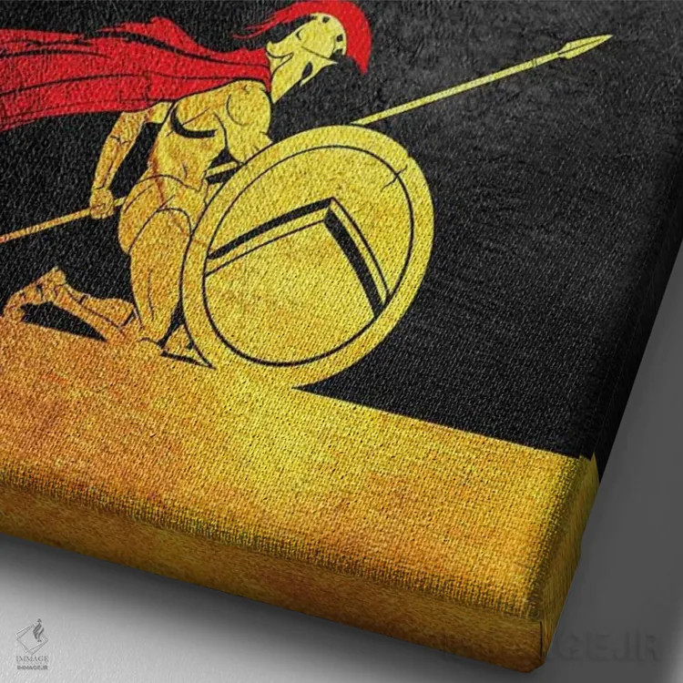 تابلو آیهٔ میکاه ۷:۸ (کتاب مقدس) اثر آدریان بالدُوینو - نمای نزدیک بافت بوم