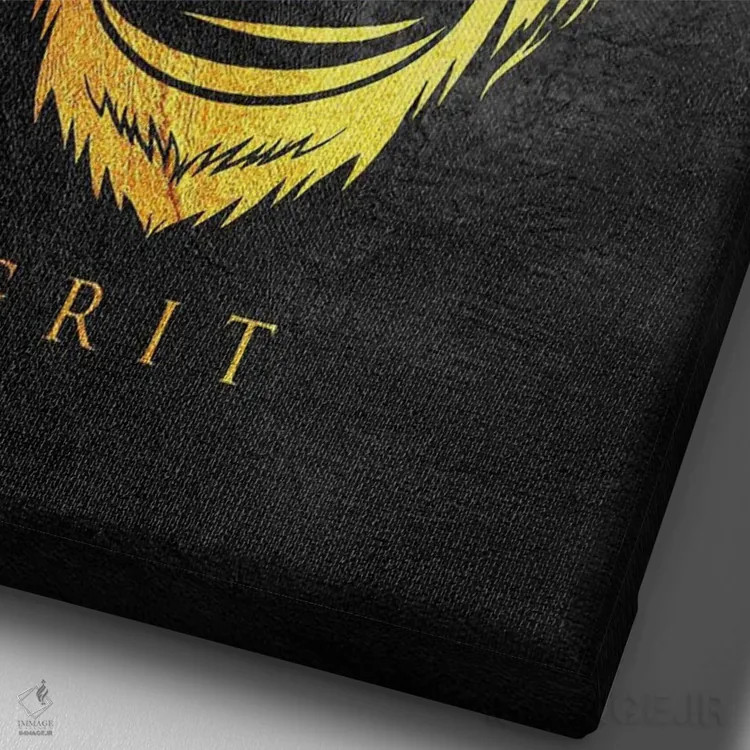 تابلو پایداری گوریل اثر آدریان بالدُوینو - نمای نزدیک بافت بوم