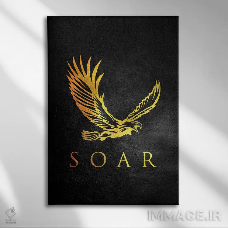 تابلو اوجگیری عقاب اثر آدریان بالدُوینو - نمای روبهرو روی دیوار