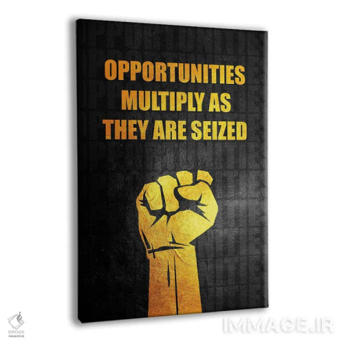 تابلو فرصت را غنیمت بشمار اثر آدریان بالدُوینو - نمای پرسپکتیو محصول