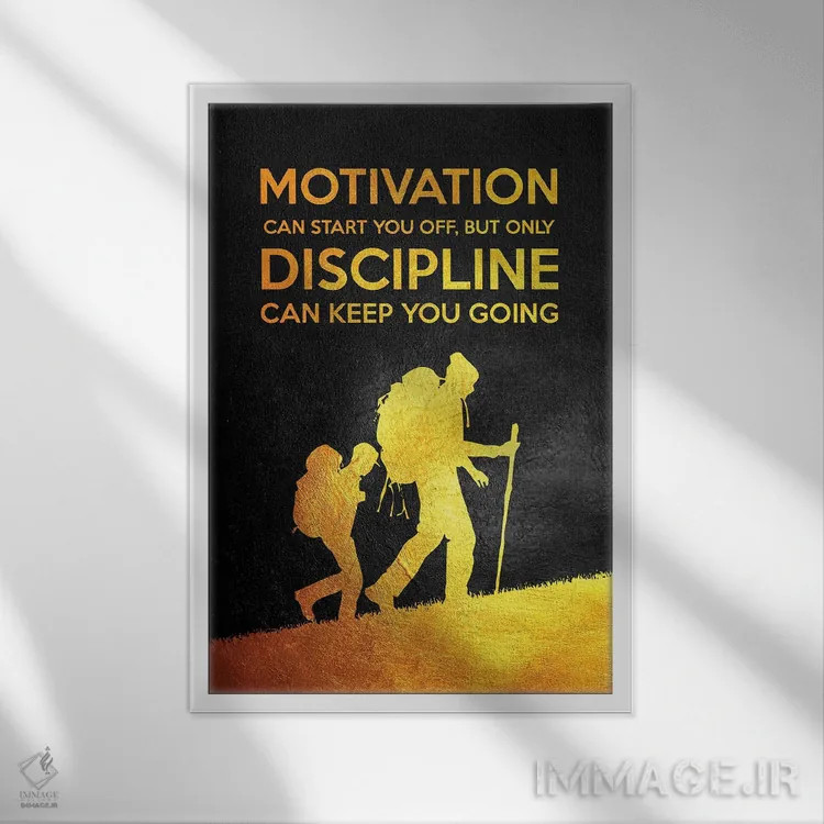 تابلو انگیزه و نظم اثر آدریان بالدُوینو - نمای قابدار سفید