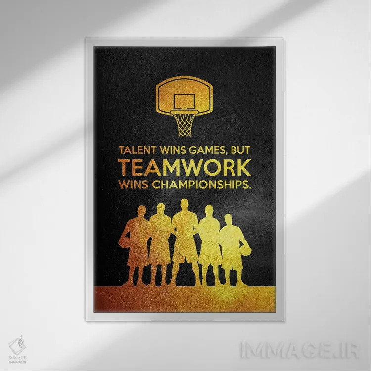 تابلو کار گروهی قهرمانی میآورد اثر آدریان بالدُوینو - نمای قابدار سفید