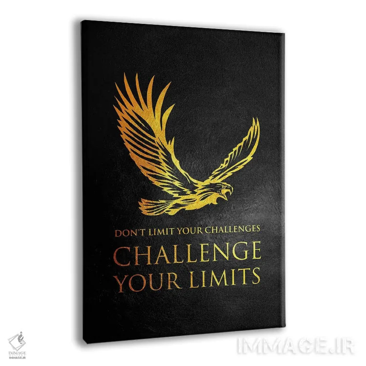 تابلو محدودیتهای خودت را به چالش بکش اثر آدریان بالدُوینو - نمای پرسپکتیو محصول