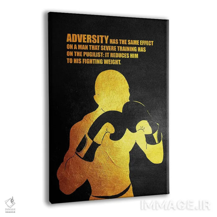 تابلو مبارزه با سختیها (قدرت مقابله) اثر آدریان بالدُوینو - نمای پرسپکتیو محصول