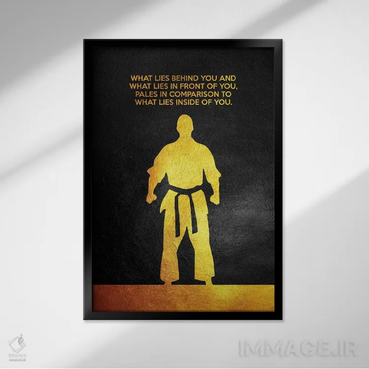 تابلو آنچه درونت نهفته است اثر آدریان بالدُوینو - نمای قابدار مشکی