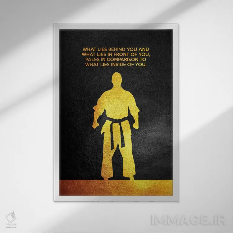 تابلو آنچه درونت نهفته است اثر آدریان بالدُوینو - نمای قابدار سفید