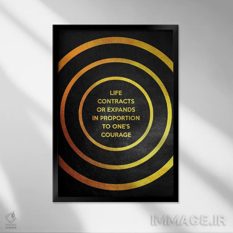 تابلو سهمیهٔ شجاعت اثر آدریان بالدُوینو - نمای قابدار مشکی