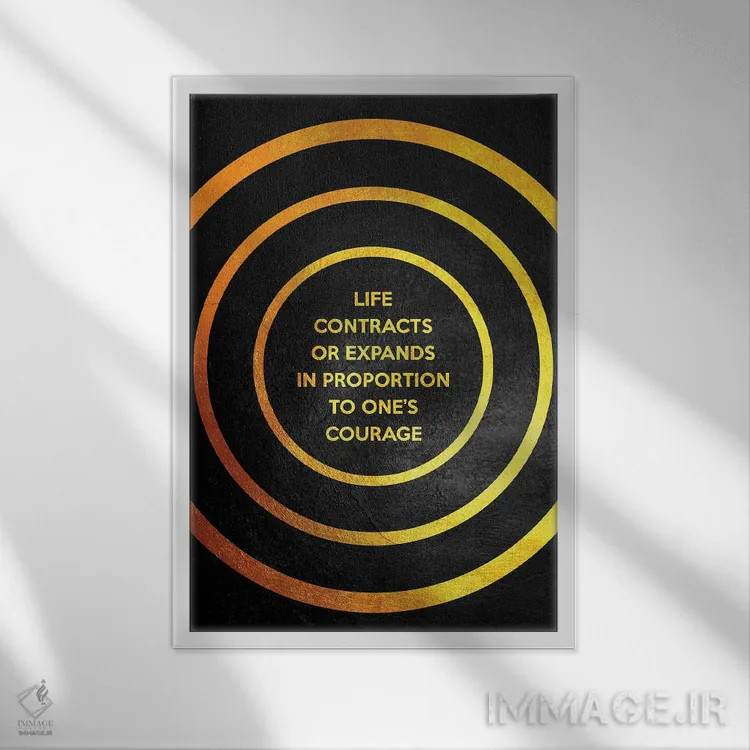 تابلو سهمیهٔ شجاعت اثر آدریان بالدُوینو - نمای قابدار سفید