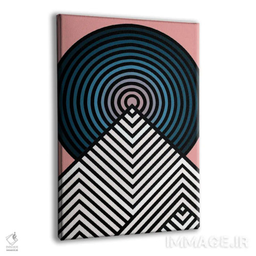 تابلو کوهِ هنگام غروب اثر اندرو ام بارلو - نمای پرسپکتیو محصول