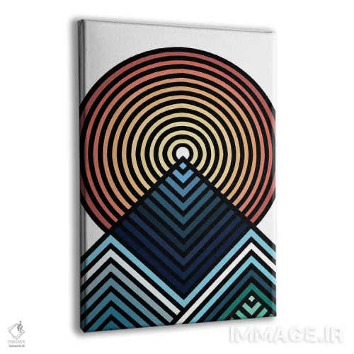 تابلو کوهِ هنگام طلوع اثر اندرو ام بارلو - نمای پرسپکتیو محصول