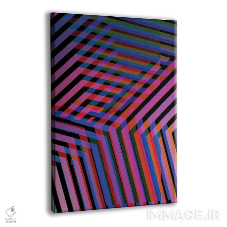 تابلو تار نئونی ۲ اثر اندرو ام بارلو - نمای پرسپکتیو محصول