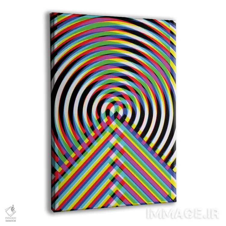 تابلو تار سیاه و سفید ۱ اثر اندرو ام بارلو - نمای پرسپکتیو محصول