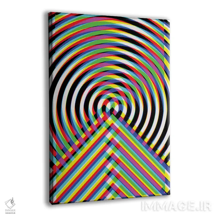 تابلو تار سیاه و سفید ۱ اثر اندرو ام بارلو - نمای پرسپکتیو محصول