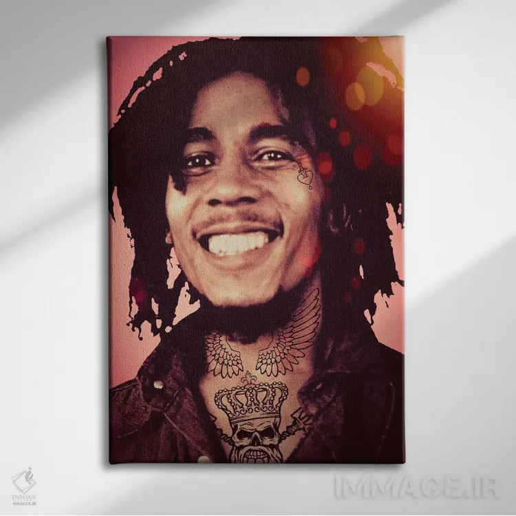 تابلو باب تتو شده اثر اندرو ام بارلو - نمای روبهرو روی دیوار