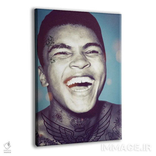 تابلو علی تتو شده اثر اندرو ام بارلو - نمای پرسپکتیو محصول