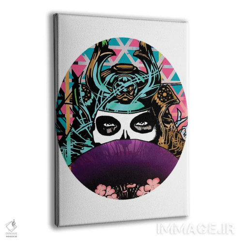 تابلو دختر گیشای سامورایی اثر اندرو ام بارلو - نمای پرسپکتیو محصول