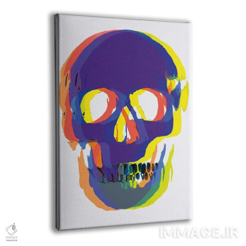 تابلو جمجمهٔ آبیِ تار اثر اندرو ام بارلو - نمای پرسپکتیو محصول